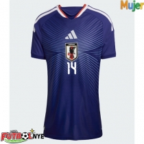 Camiseta Japón Junya Ito #14 Primera Equipación para mujer Mundial 2026 manga corta